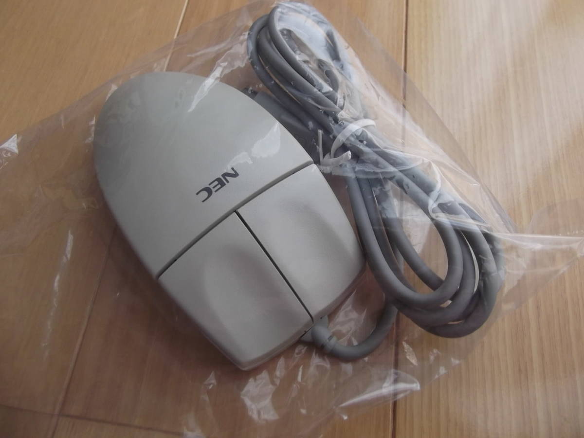 【新品・送料無料】日本電気 PC98シリーズ　ＮＥＣ純正マウス　miniDIN 9ピン丸型仕様　☆美品☆動作品☆希少☆（製造S/N:末尾1801）