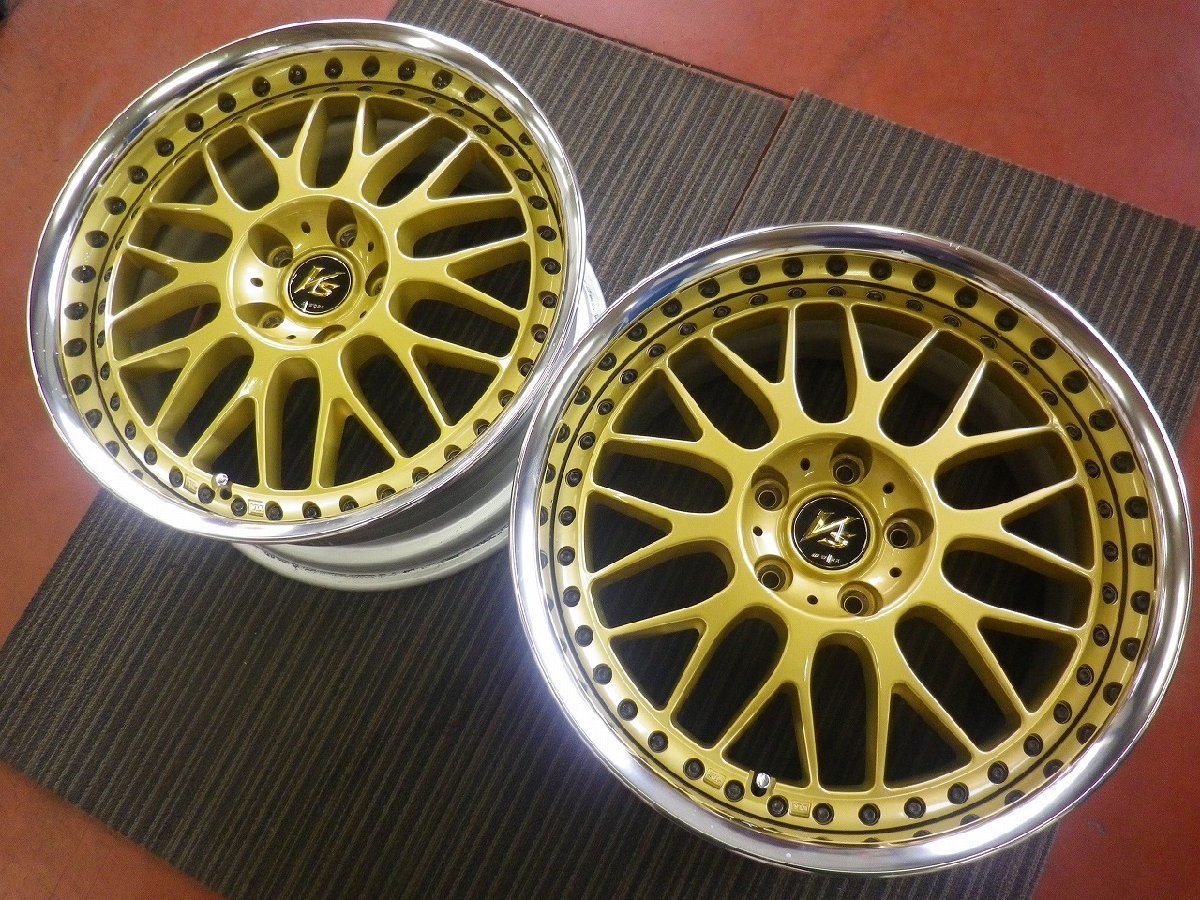 WORK VS XX♪18×8.5J PCD114.3 5H +39 ハブ73.7♪GRBインプレッサ 