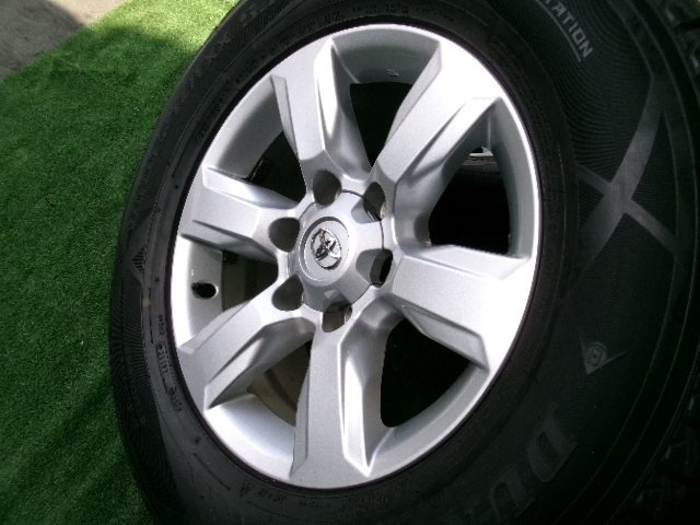 溝十分有り 綺麗 トヨタ 150 プラド 純正 ホイール スタッドレス 4本 