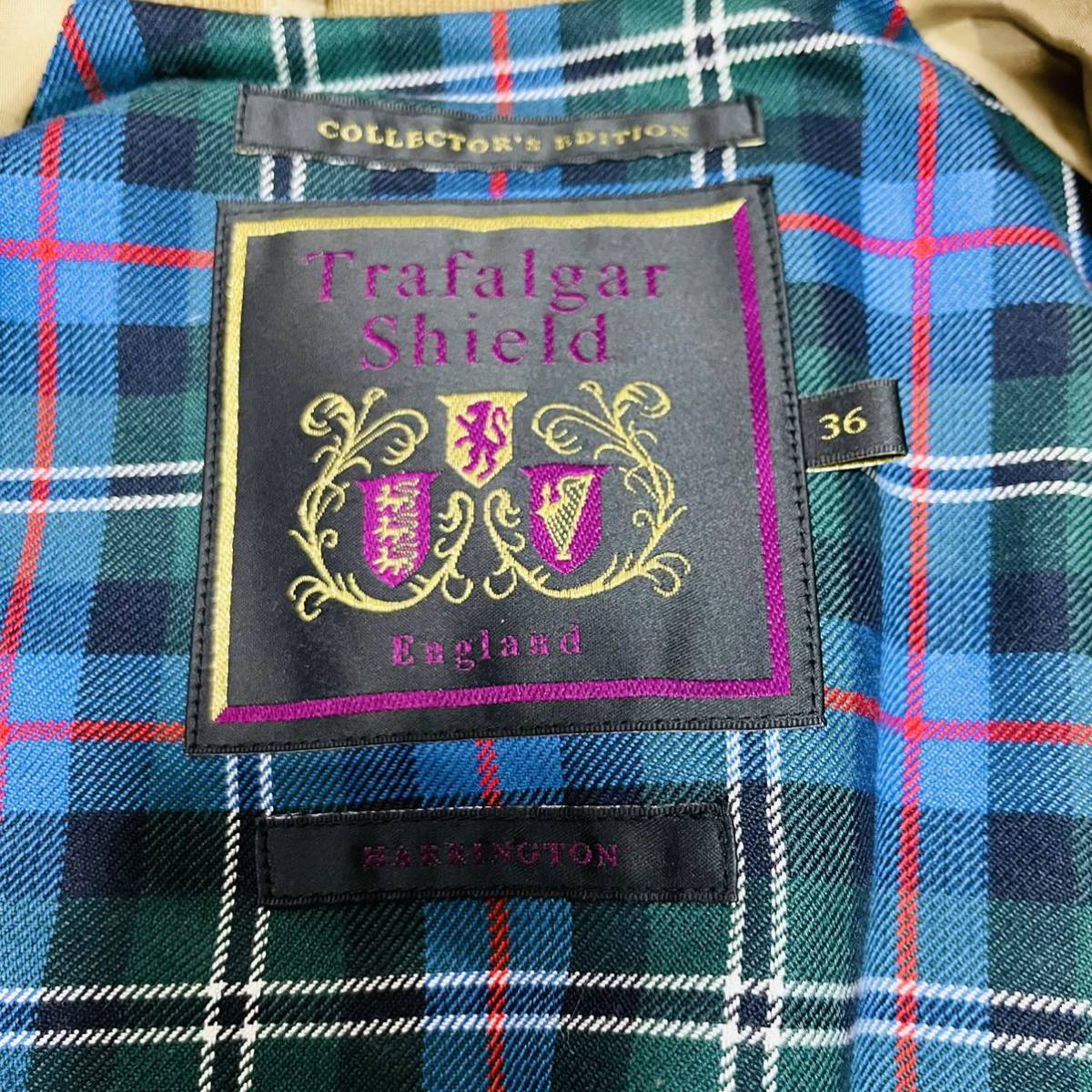 Trafalgar shield スウィングトップ G9 ハリントンジャケット 