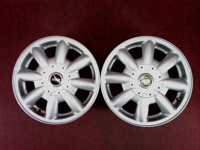BMW ミニ GH-RA16 中古ホイール 純正アルミ、15×5.5J、4穴、PCD100、+ 