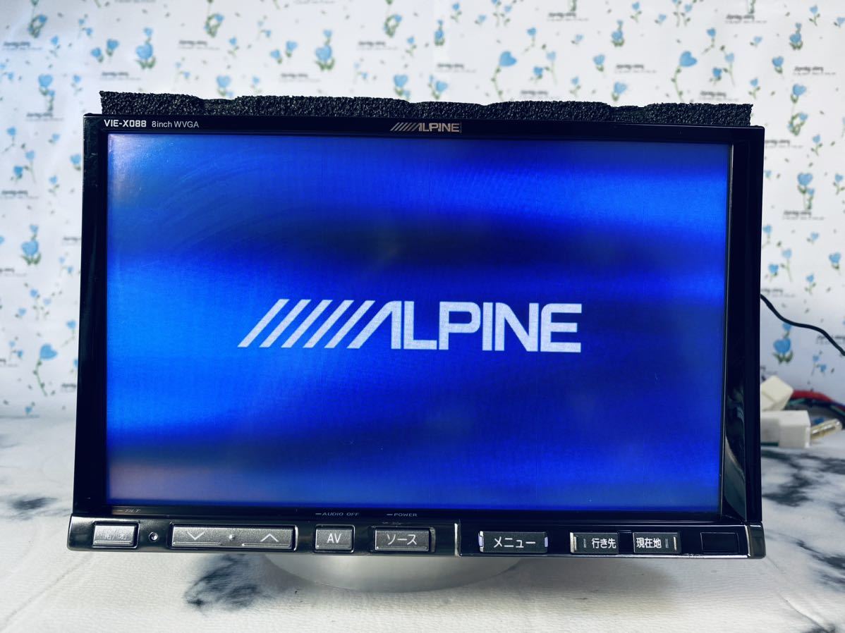 アルパイン◇VIE-X088VS◇フルセグ/CD/DVD/BT/SD ALPINE アルパイン HDDナビ VIE-X088V Bluetooth CD録音 DVD AUX