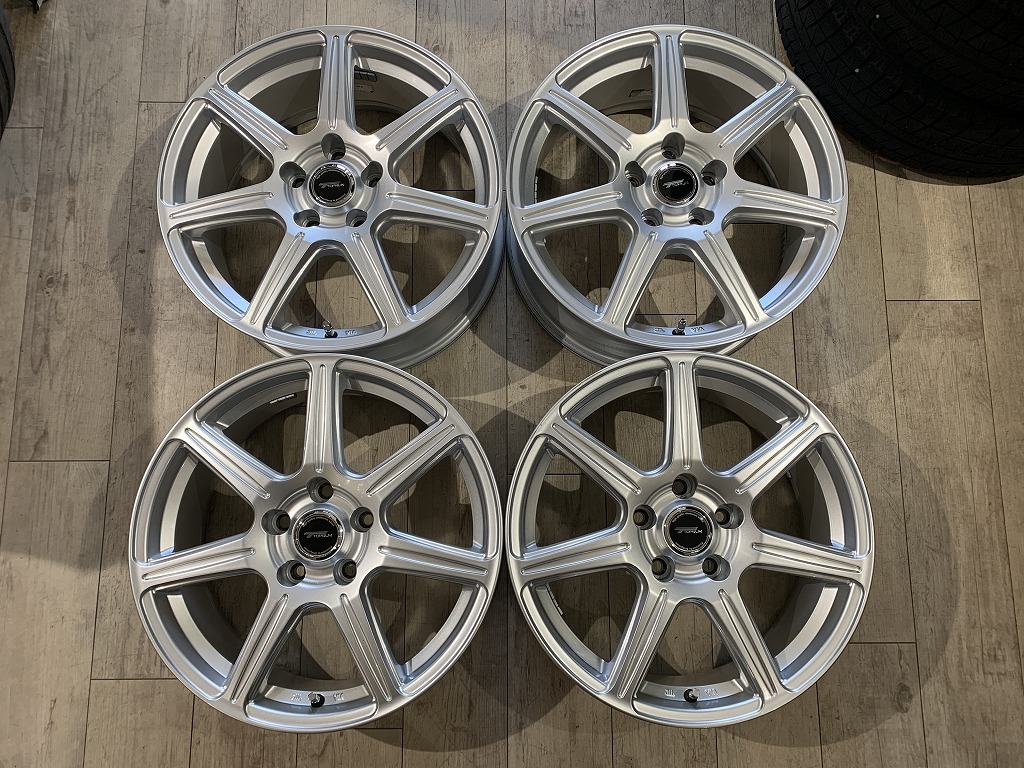 2302055】BRIDGESTONE TOPRUN R7 17×7J +38 PCD114.3 5Hアルファード 