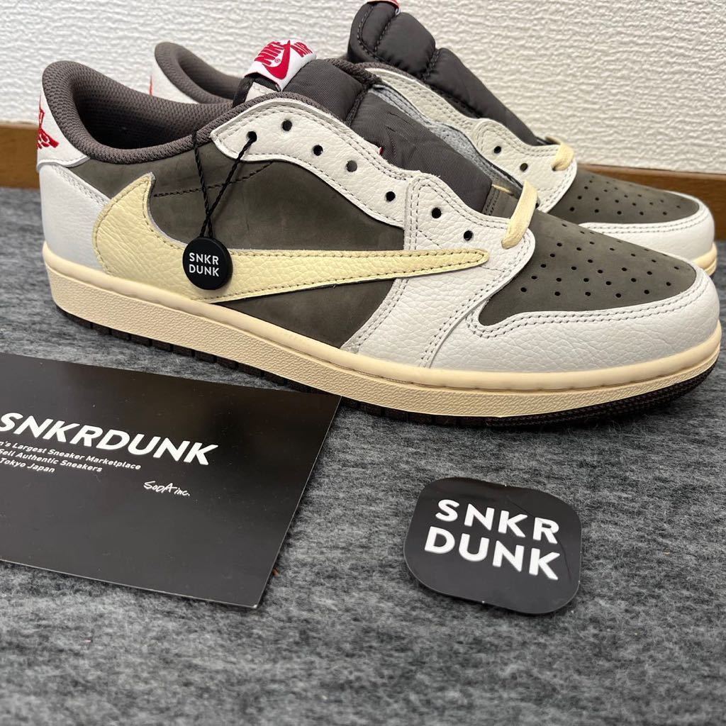 ナイキ 27.5cm エアジョーダン1LOW×トラヴィス スコット Travis Scott 