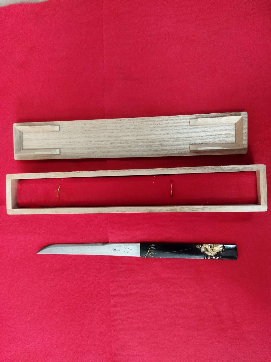 在銘小柄刀 刀装具 武具 時代物