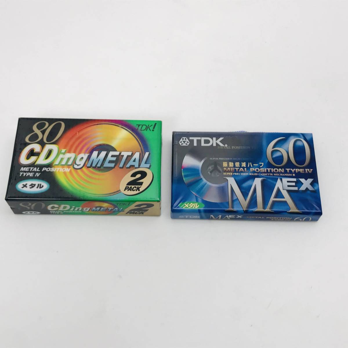 ★送料無料★匿名配送★TDK メタルテープ CDing METAL 80分 CDM-80G 2本入り　TDK MAEXｘ60