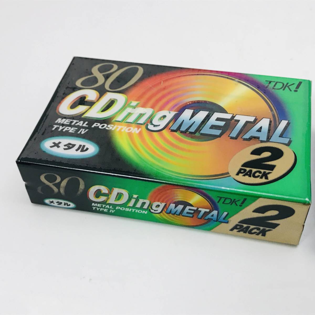 ★送料無料★匿名配送★TDK メタルテープ CDing METAL 80分 CDM-80G 2本入り　TDK MAEXｘ60