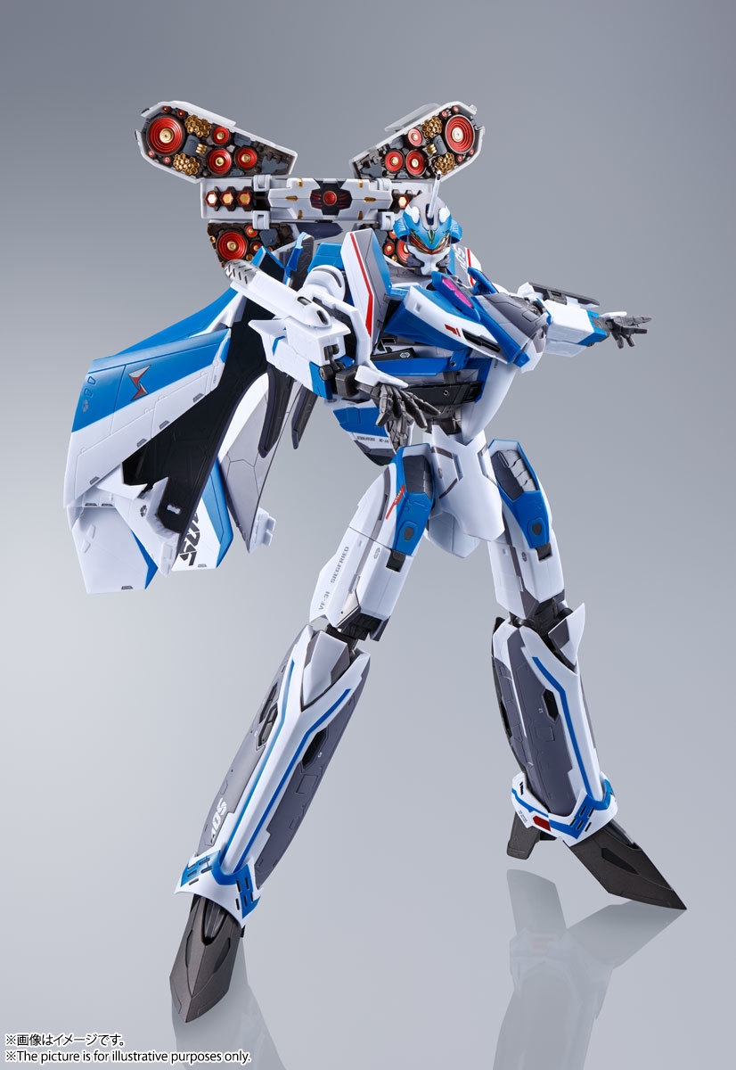 新品，100%新品 バンダイ DX超合金 劇場版VF-31Jジークフリード ハヤテ インメルマン機 フォールドプロジェクションユニット装備(マクロス)｜売買されたオークション情報、yahooの商品情報をアーカイブ公開 - マクロス