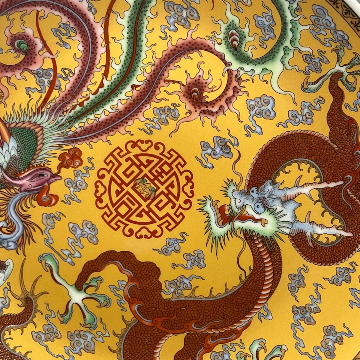 大皿 大清乾隆年製款 中国古美術 飾皿 青花 公式通販 五