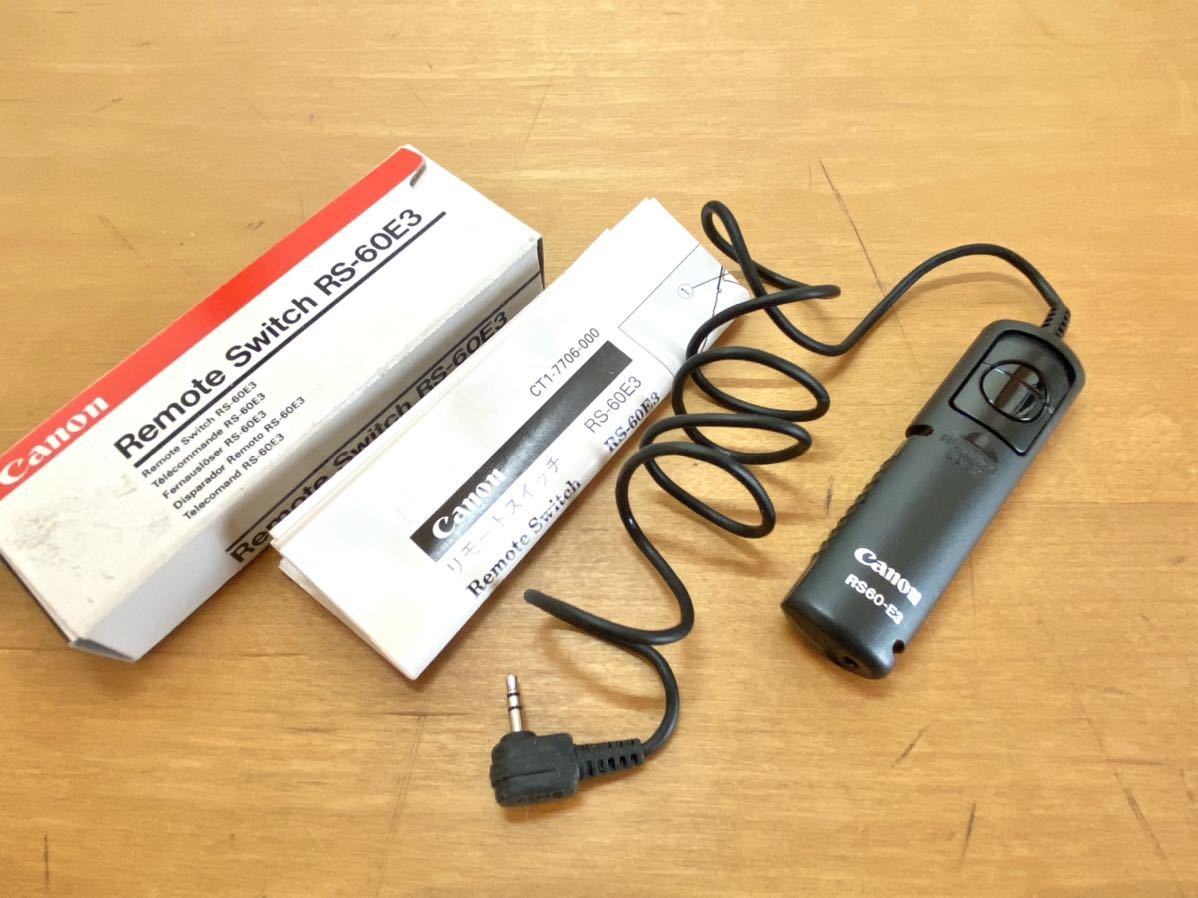 キャノン　Canon RS-60E3 リモート スイッチ レリーズ　送料込み_1