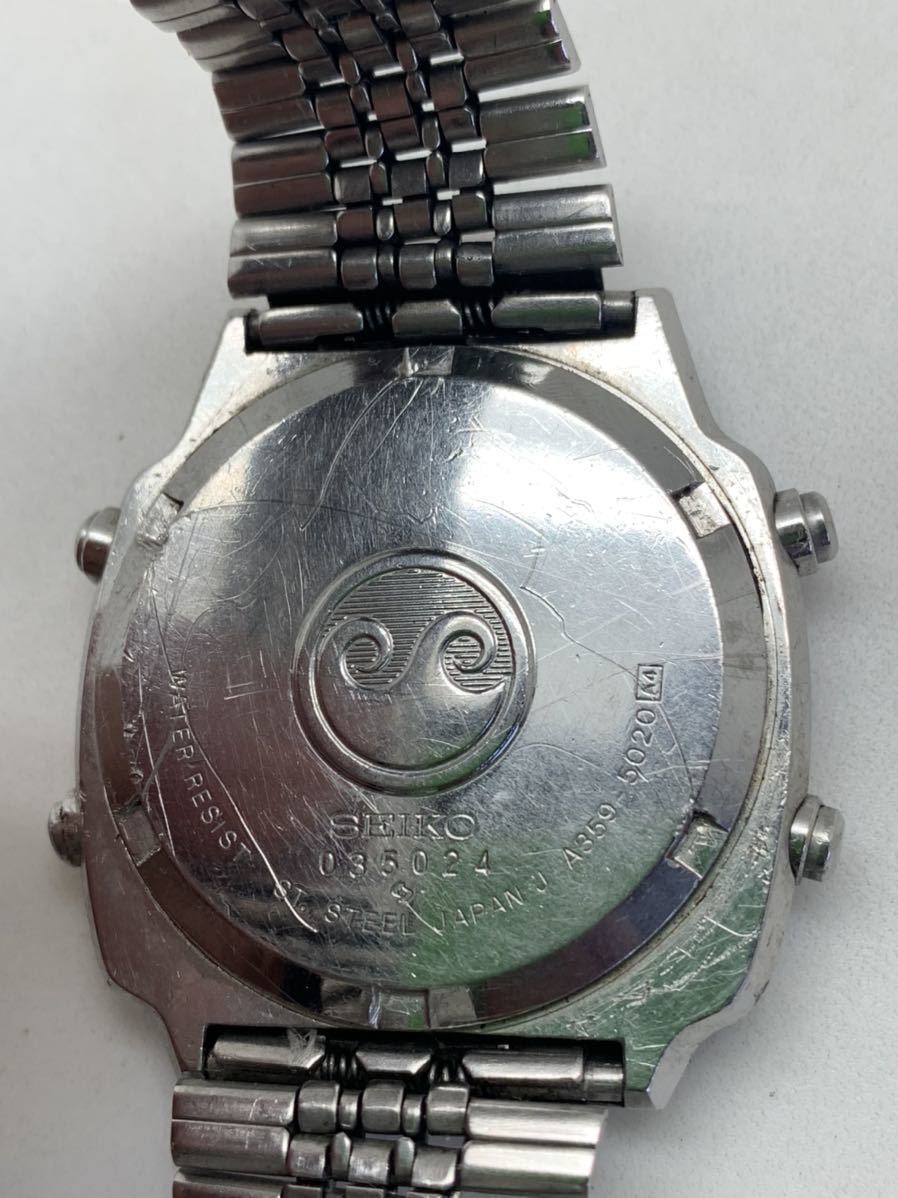 SEIKO セイコー SILVER WAVE シルバーウェーブ A359-5020 デジタル 