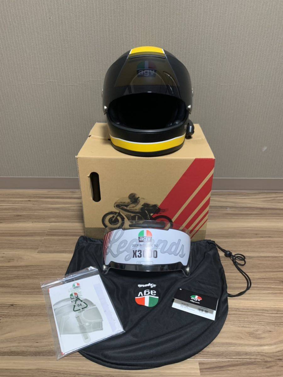 AGV X3000 Legend フルフェイスヘルメット L size インカム付き 