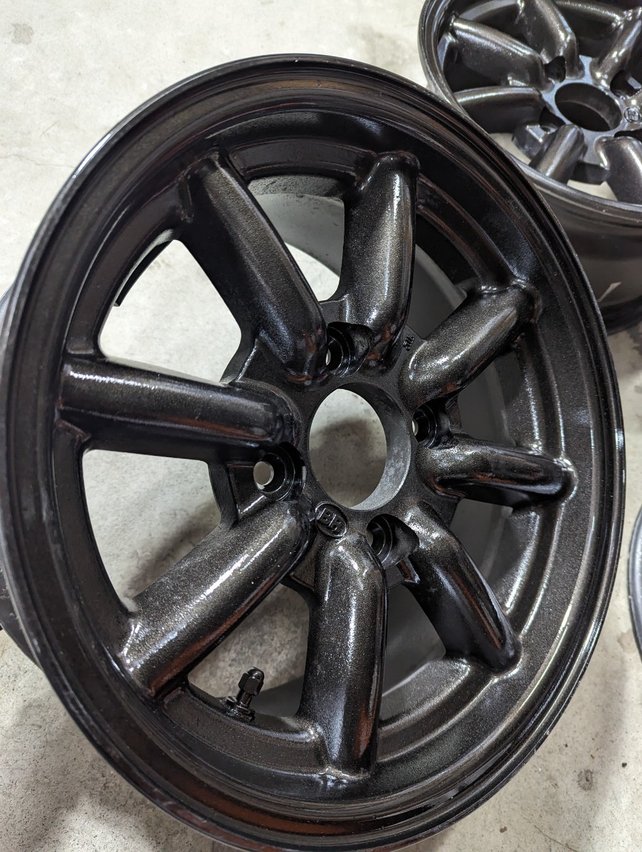 BR ブラックレーシング ホイール 4本 14インチ 6.5J+25 AE86 レビン 