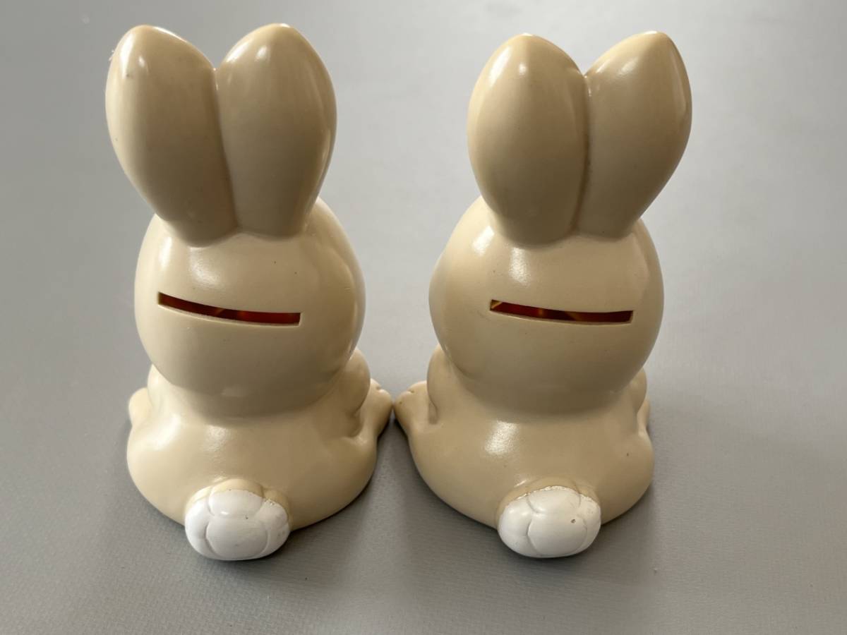 ◇ JAバンク うさぎ貯金箱 2個セット 兔 ウサギ ニンジン ノベルティ