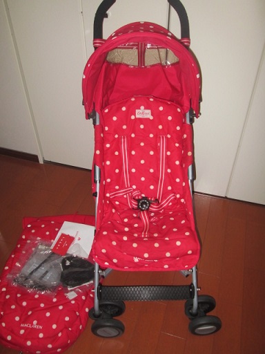 キャスキッドソン×マクラーレン☆ベビーカーレインフットカバー