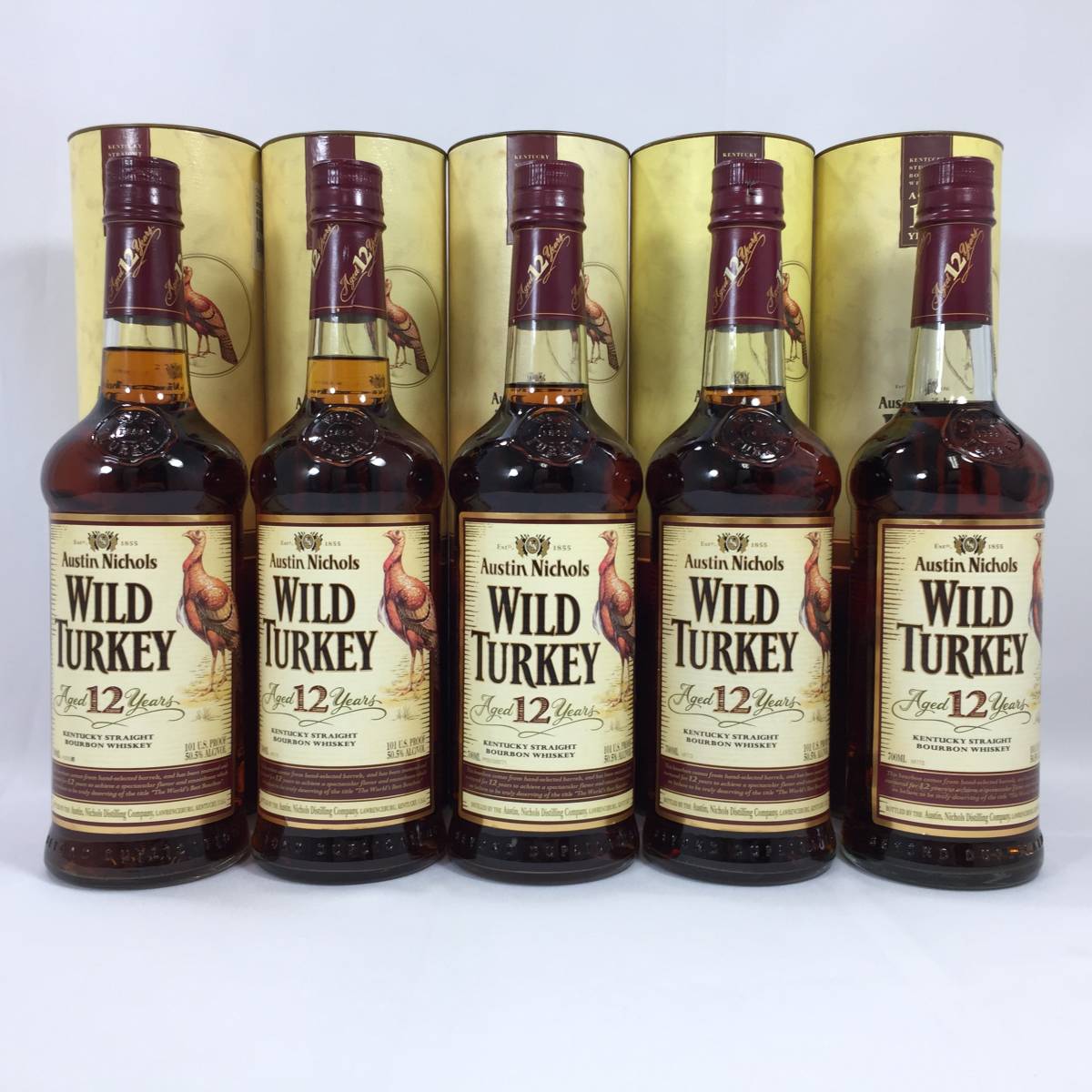 ワイルドターキー 【5本セット】ワイルドターキー WILD TURKEY 12年