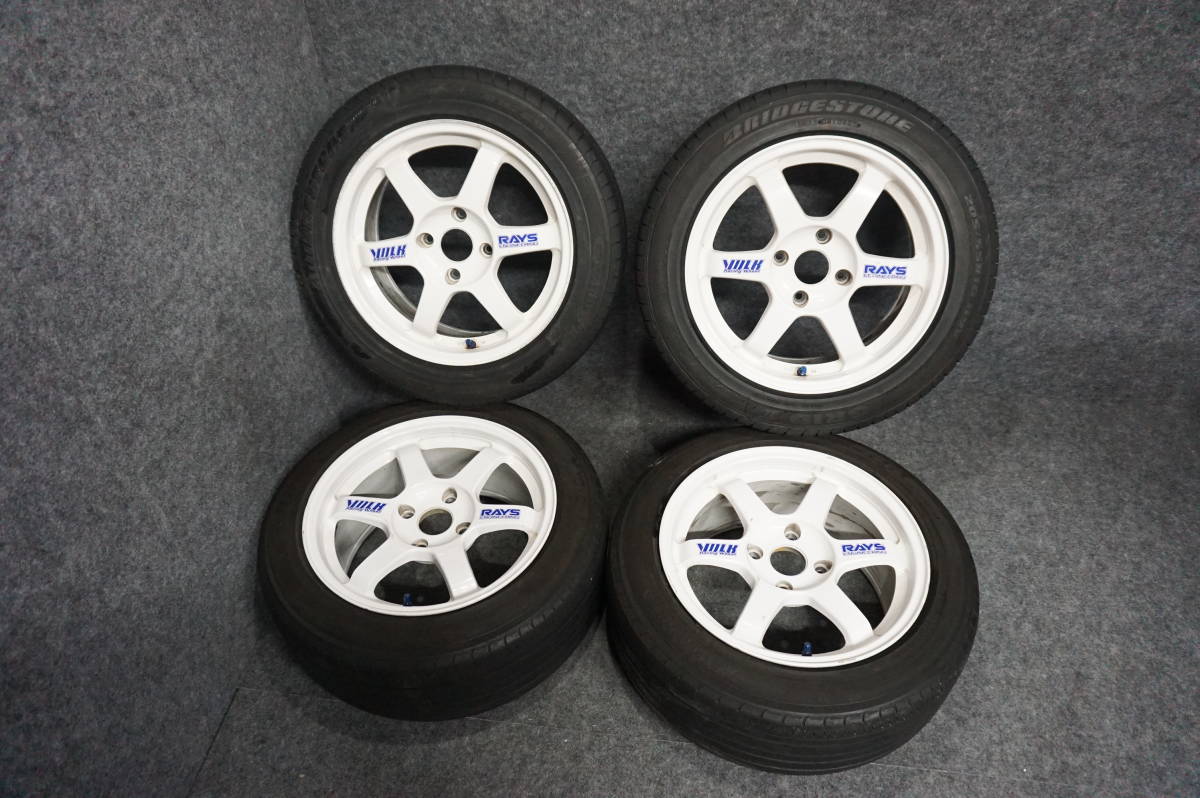 TE37 16インチ 7J +33 8J +38 114.3 4穴 AE86 S13 180SX 社外ホイール 
