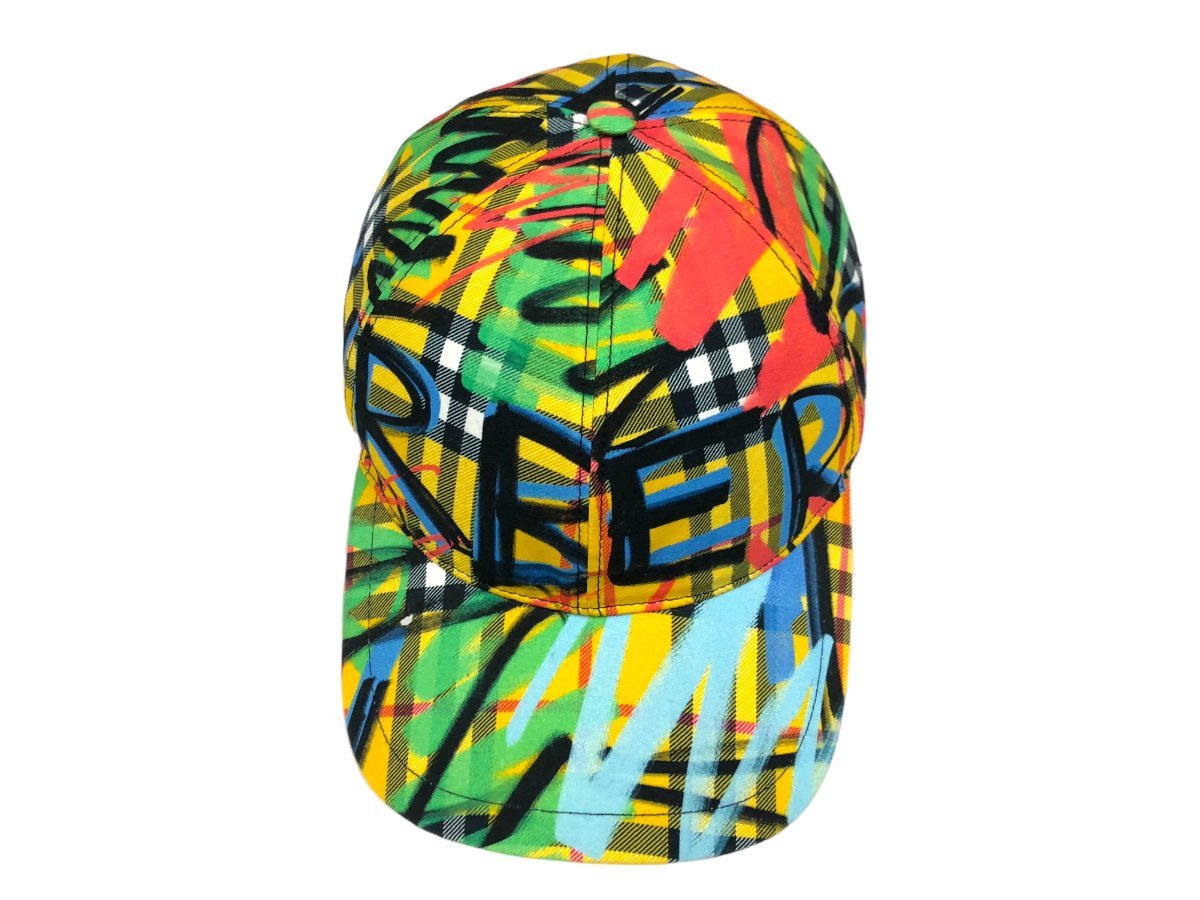 BURBERRY (バーバリー) グラフィティ キャップ 帽子 総柄 M/L M/G