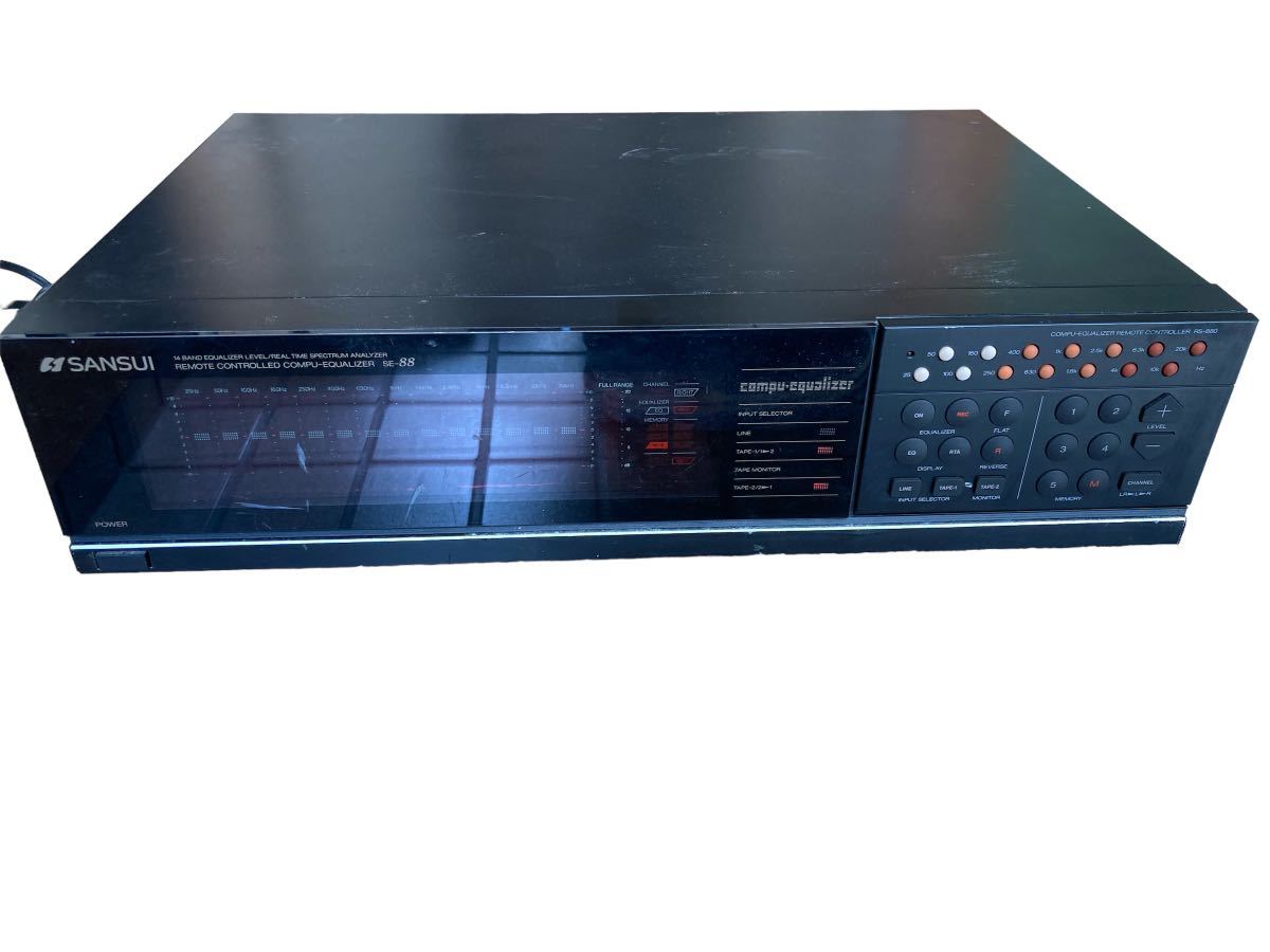 SANSUI SE-88 グラフィックイコライザー RS-880 オーディオ機器 Sansui