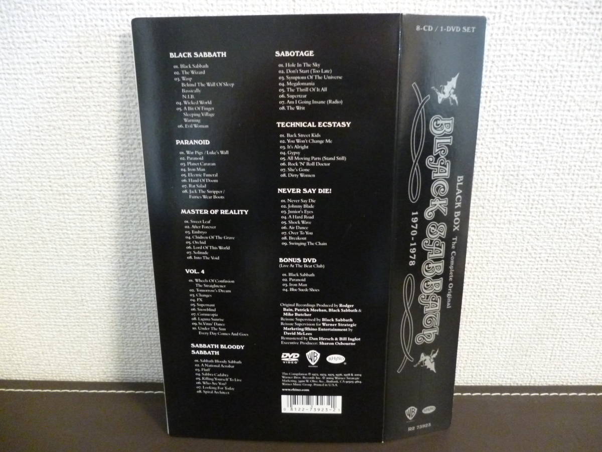 リマスター盤・帯付き ・ BLACK SABBATH / BLACK BOX・輸入盤 8CD +
