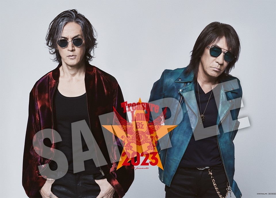 未使用 非売品 B'z Treasure Land 限定 ポスター 幕張メッセ 稲葉浩志