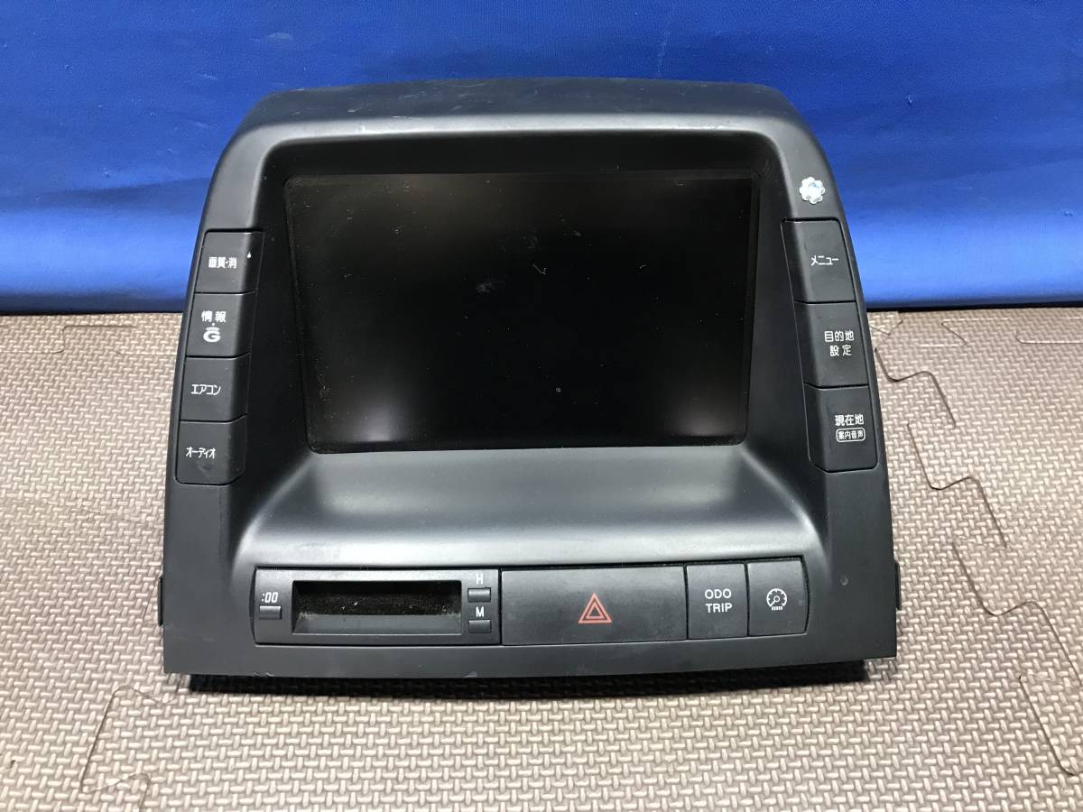 トヨタ NHW20 プリウス 純正 マルチモニター ナビモニター 86110-47200 確認済み