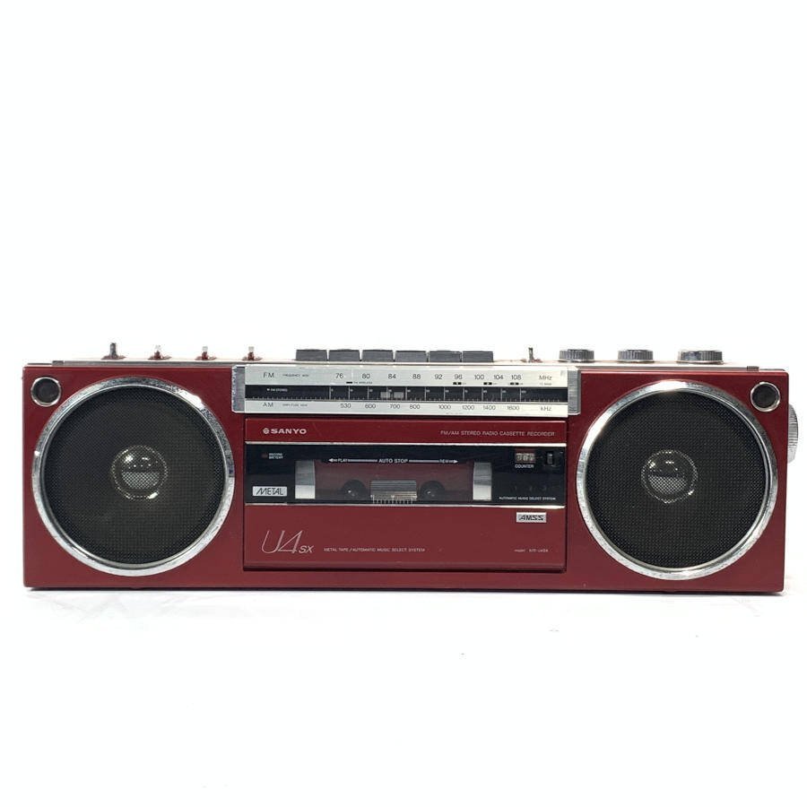 SANYO MR-U4SX ラジカセ サンヨー 昭和レトロ - Yahoo!オークション