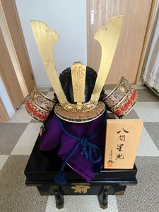 久月 京都 豊泉作 5月節句 兜 豊泉作 参分の壱（13号） 緋縅 鎧飾｜五