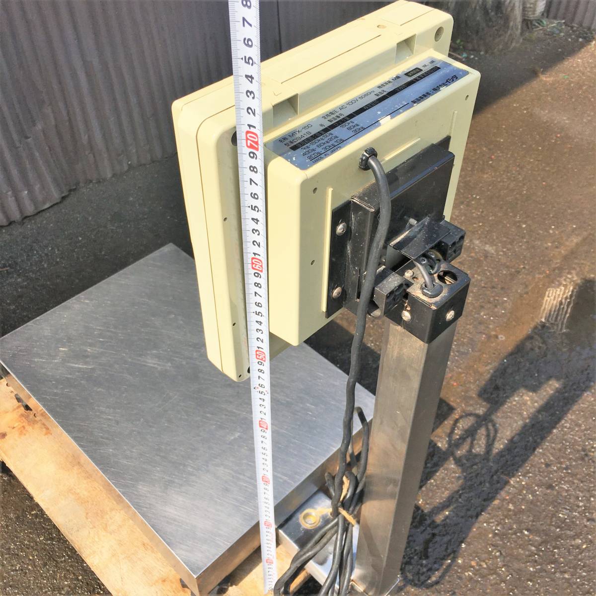 イシダ/重量計/最大150kg/動作確認動画有り/mtx-150/デジタルタイプ 