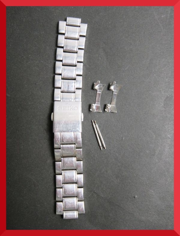 美品 セイコー SEIKO 腕時計 ベルト 弓カン 20mm 男性用 メンズ U355