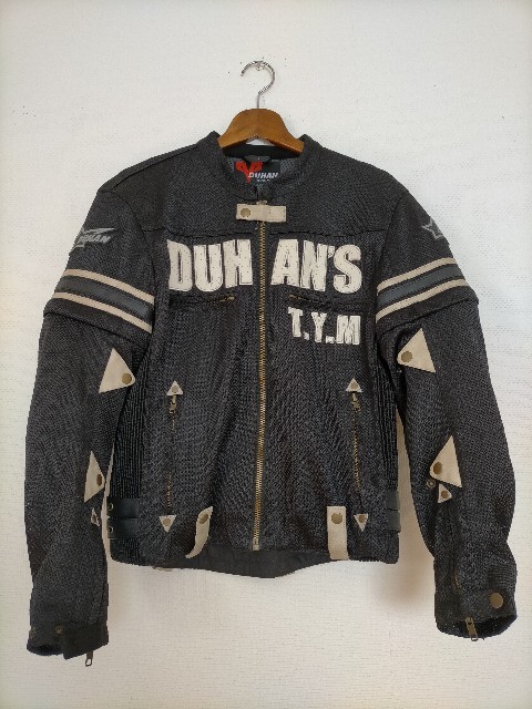 格安 DUHAN ドゥーハン 腕背中プロテクター付き メッシュジャケット L