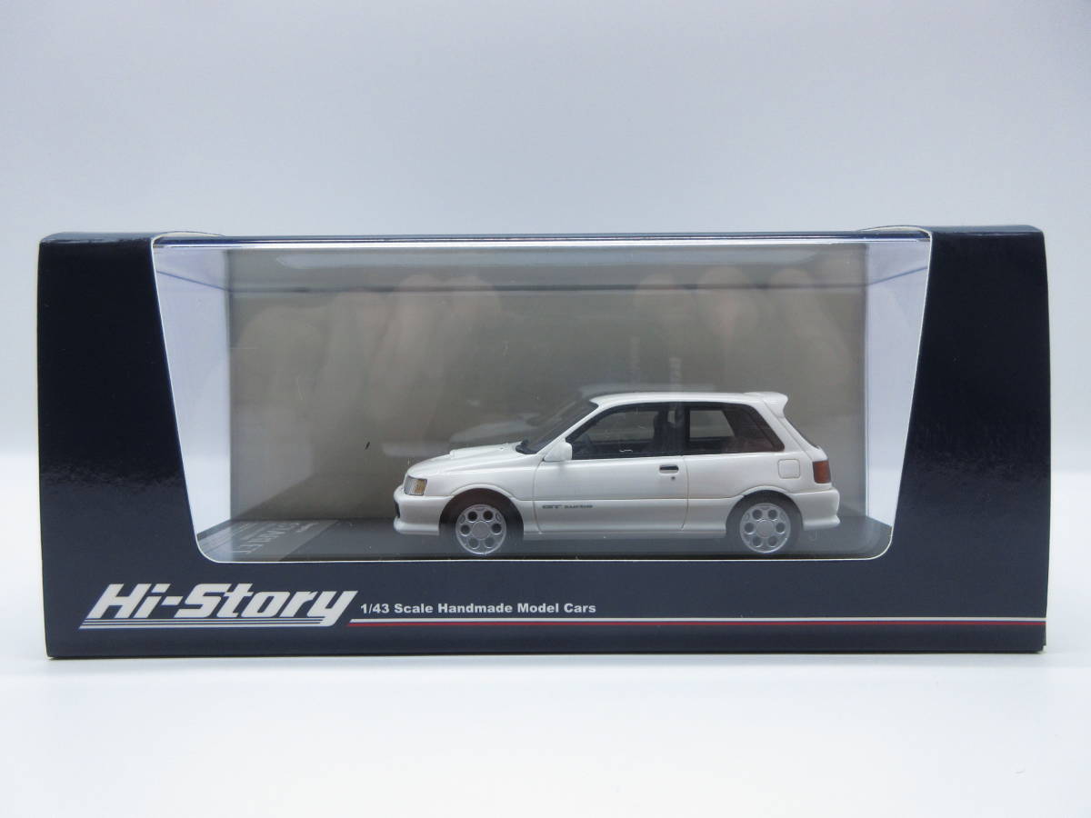 1/43 ハイストーリー トヨタ スターレット GT turbo 1989 ホワイト