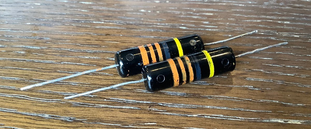 ビンテージ Bumble Bee .033 400v コンデンサ 実数値.036 2個セット足