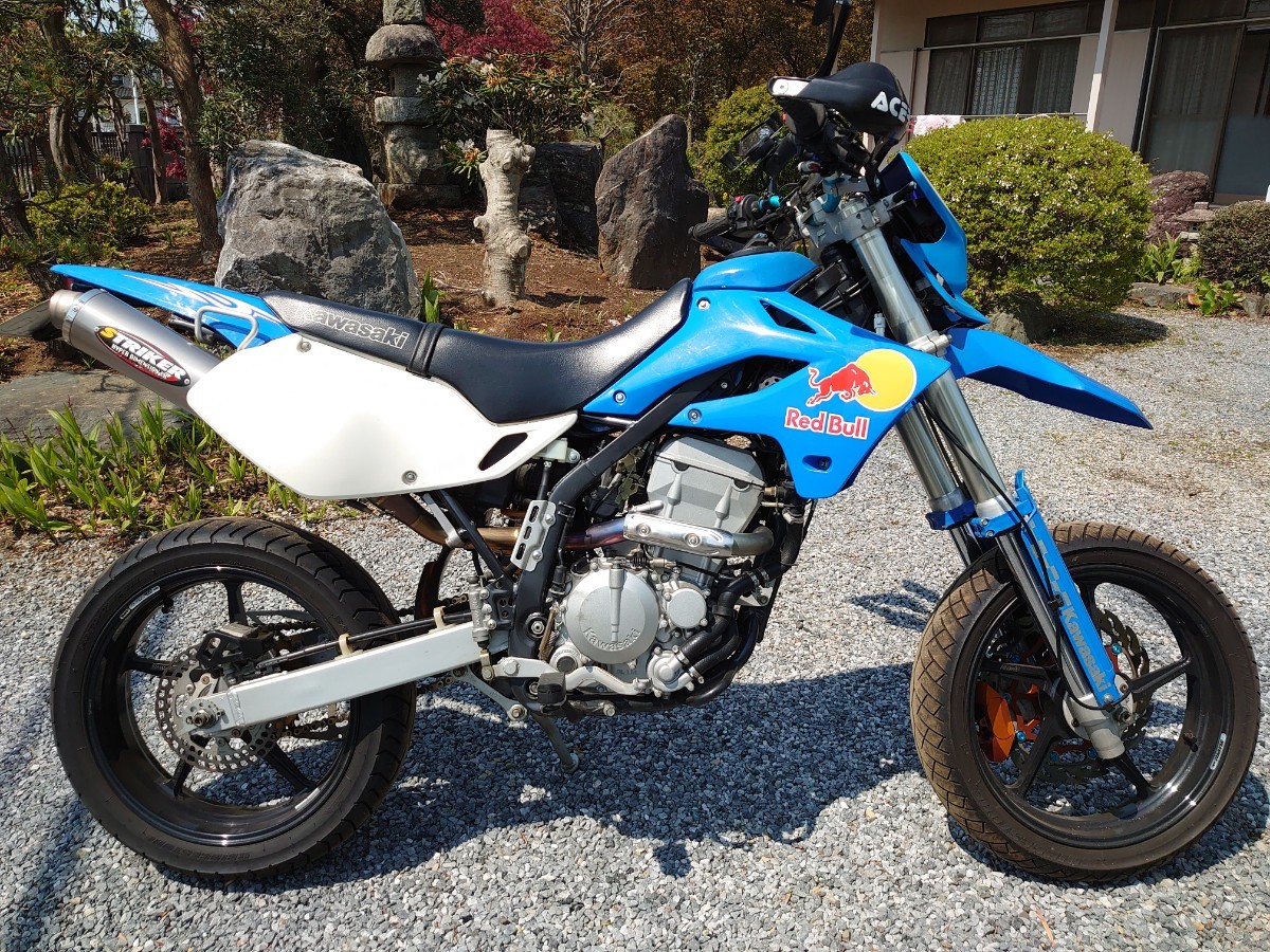 1円〜売り切り Dトラッカー250 KLX250 SB250 フルチタンマフラー 