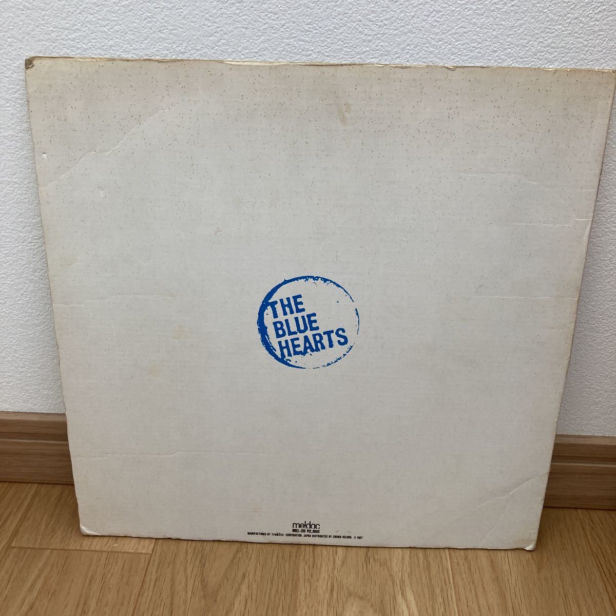 THE BLUE HEARTS 1st 初回段ボールジャケット MEL-20 The Blue Hearts