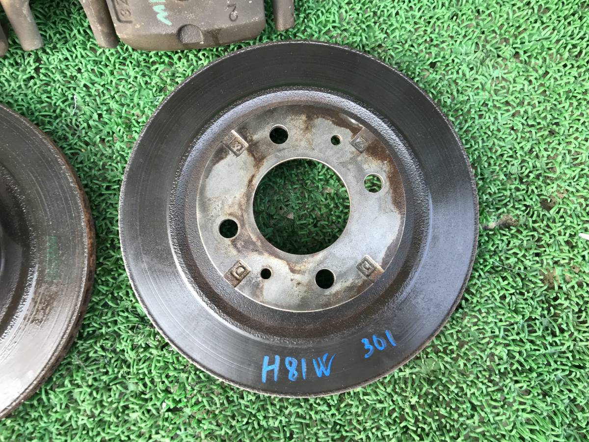 三菱　ekスポーツ 　H81W 　ターボ用　5107 フロント ブレーキ キャリパー 左右 　ディスクローター　左 右　4点セット　 三菱 H81W | ekワゴン 初代・前期型三菱 WEB