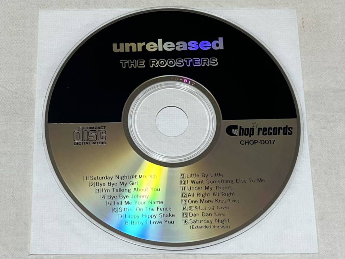 THE ROOSTERS ルースターズ unreleased CD 邦楽 帯付 CD THE ROOSTERS