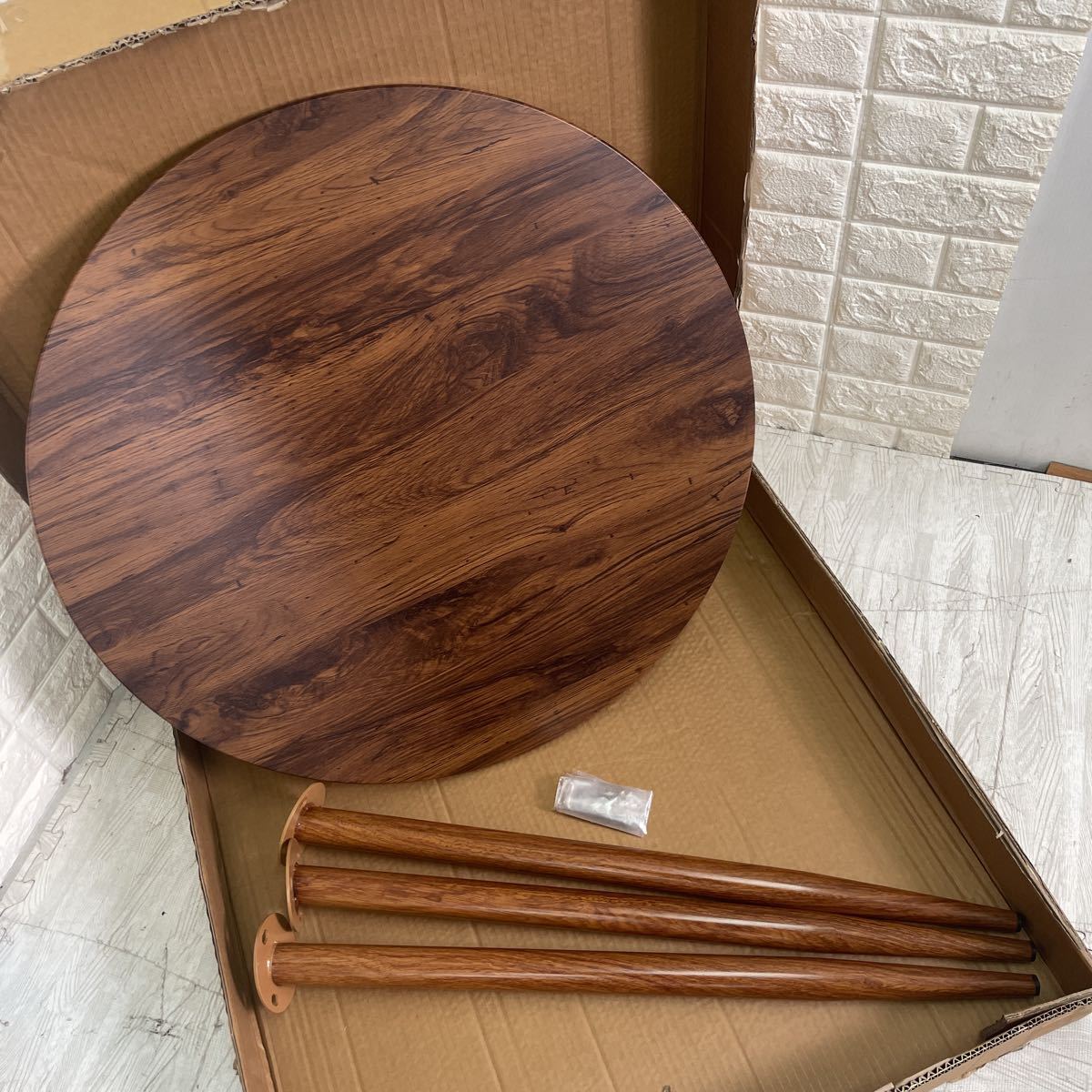 2F AKOZLIN ダイニングテーブル 直径70cm カフェテーブル 丸テーブル