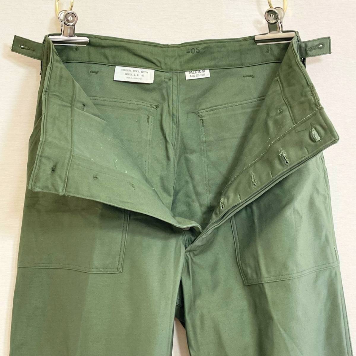 希少《 Dead / Side Adjuster / Medium 》60s デッド【 US ARMY 米軍 