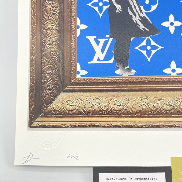 DEATH NYC 世界限定100枚 アートポスター Banksy バンクシー 風船と