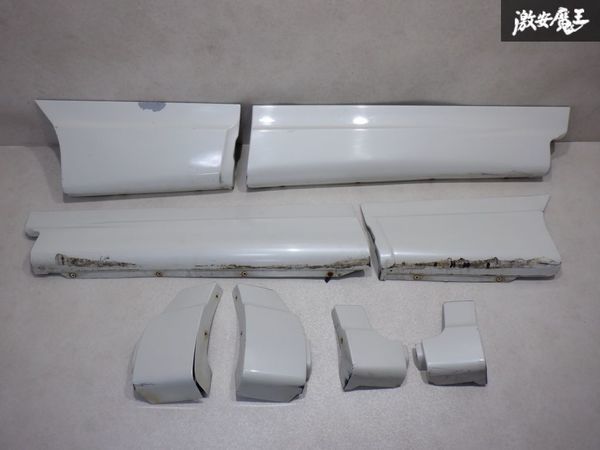 無限 ムゲン MUGEN BE3 BE4 エディックス Edix 20X 前期 サイドガーニッシュ ドアパネル 左右 セット パールホワイト 棚2I7