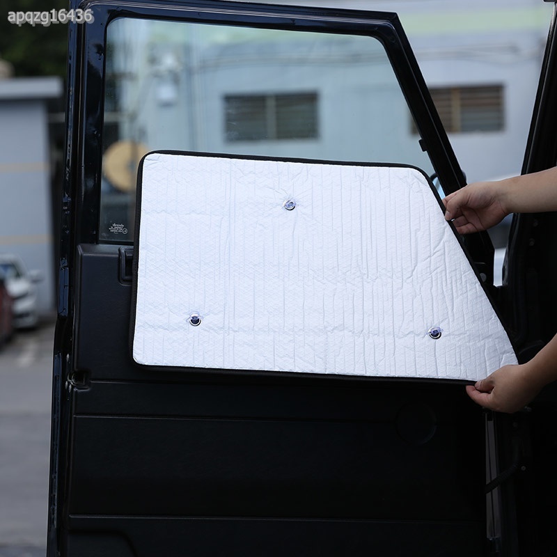 ★最安値 A887 車 サンシールド ランドローバーディフェンダー04-22 シルバー フロントガラス フル窓ガラス 太陽防止 パラソル カー