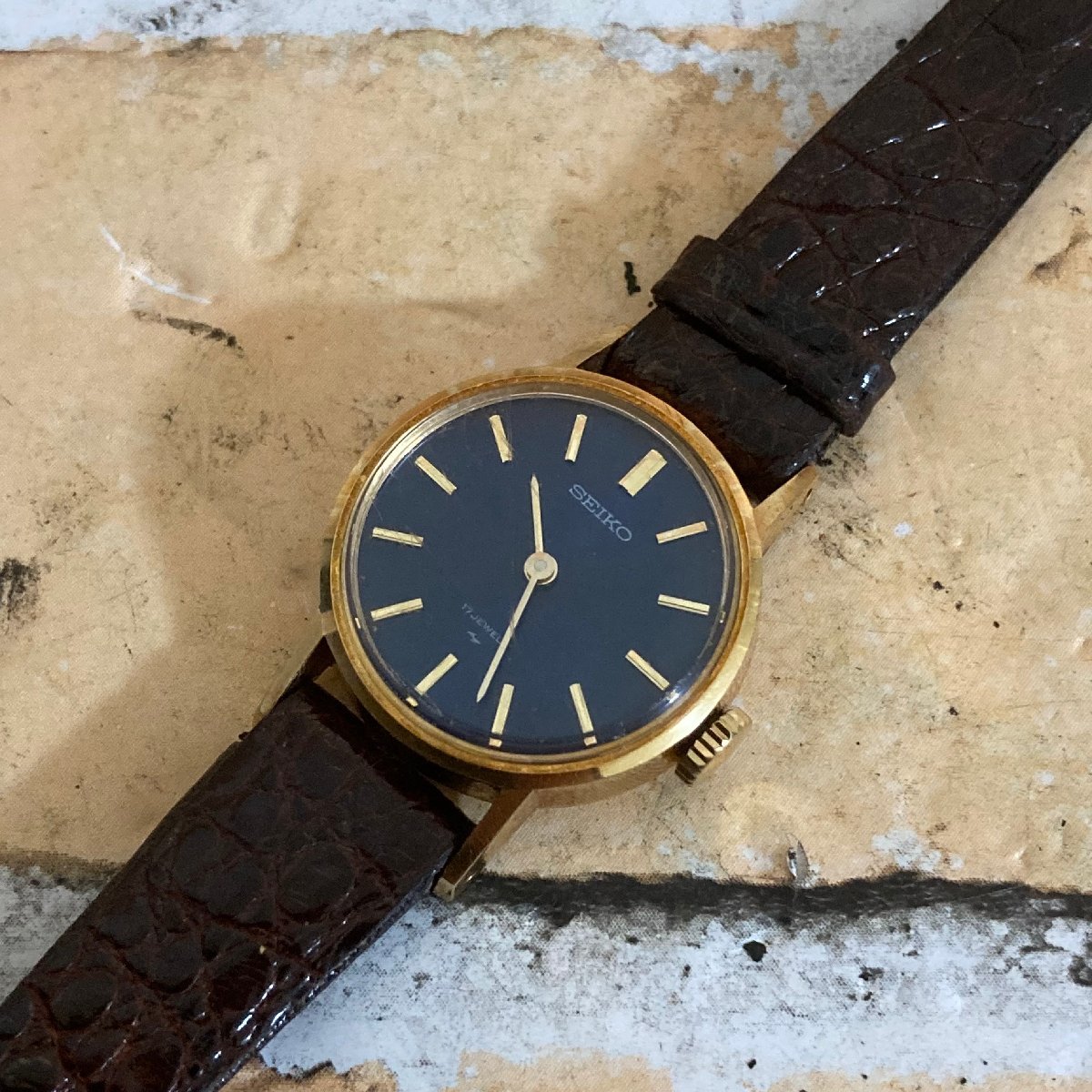 ◇レア◇稼働品◇ SEIKO Socie セイコー ソシエ 手巻き 18K 金無垢 