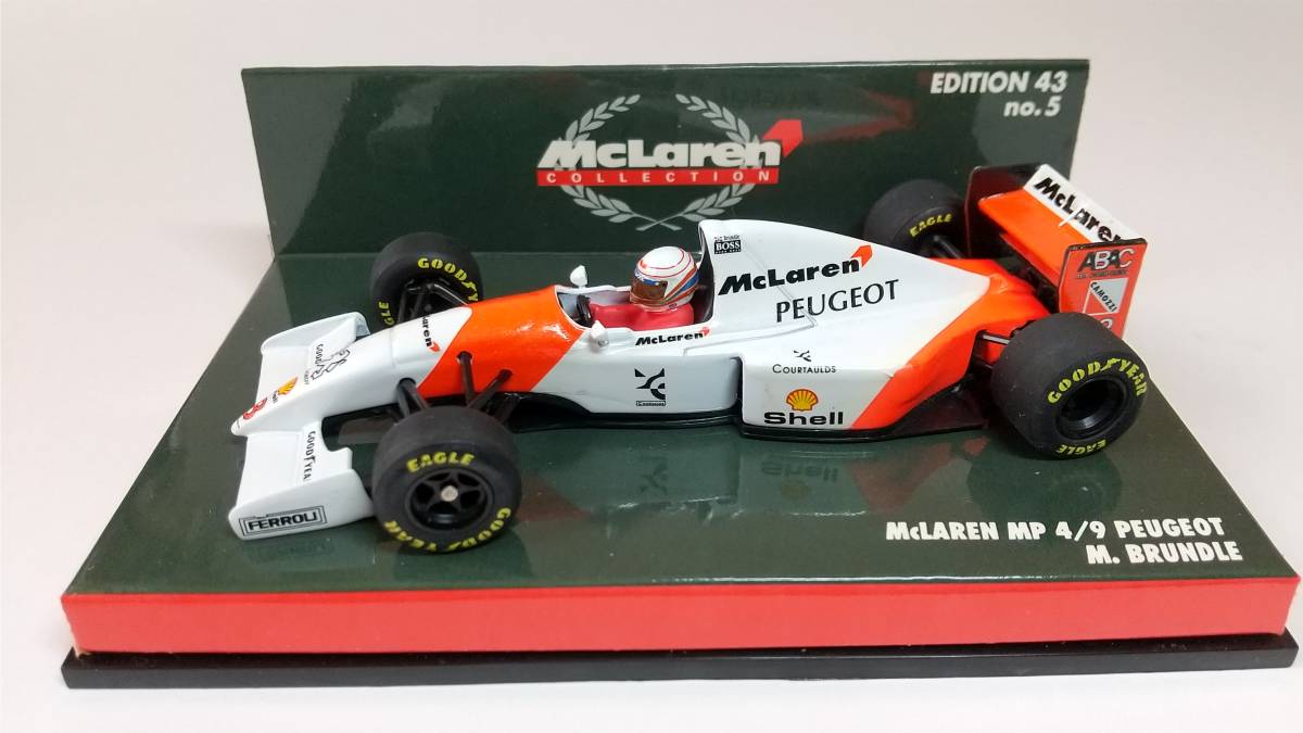 ミニチャンプス 1/43　マクラーレン　MP4/9　M.ブランドル（530944308）