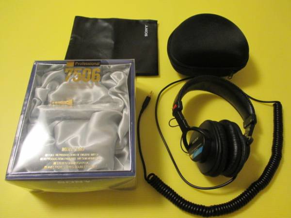 SONY スタジオモニターヘッドフォン MDR-7506 おまけ付き SONY
