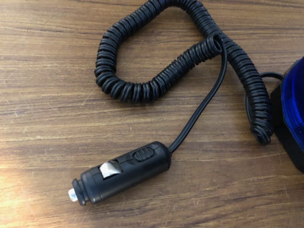 パトライト 回転灯 青 シガーソケット 12V 【公式通販】