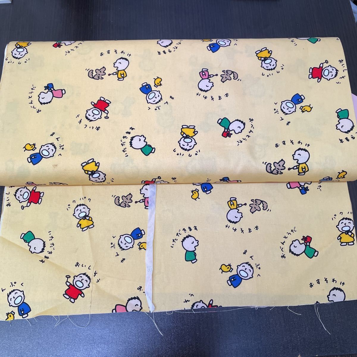 希少】みんなのたあ坊 生地 はぎれ 布 サンリオ レトロ レア sanrio