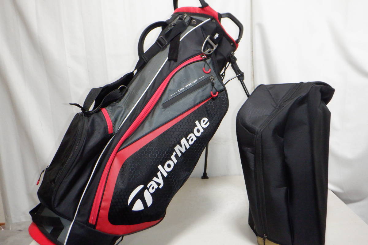 TaylorMade テーラーメイド 9.0型 軽量★中古～良品～★アスリートスタンド(BKxRED)
