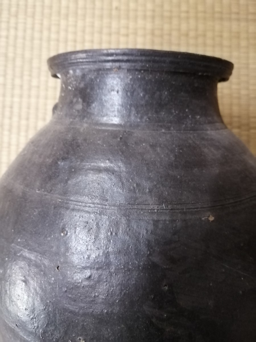 壺屋焼 琉球 | 高さ 公式通販 古美術品専門サイト 黒陶壺