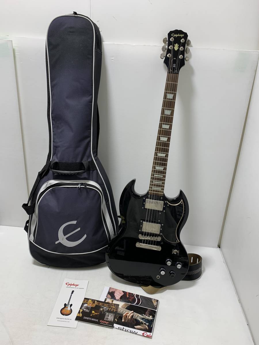 102☆Epiphone SG G-400 EB エピフォン ギター エレキギター ケース 